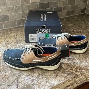 Rockport Works Steel Toe Safety Shoes. Size 8M